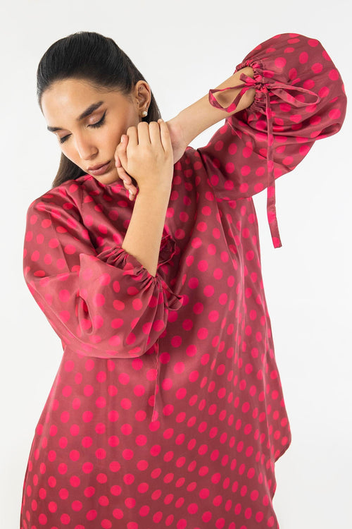 Classic polka dots, reimagined with modern flair.